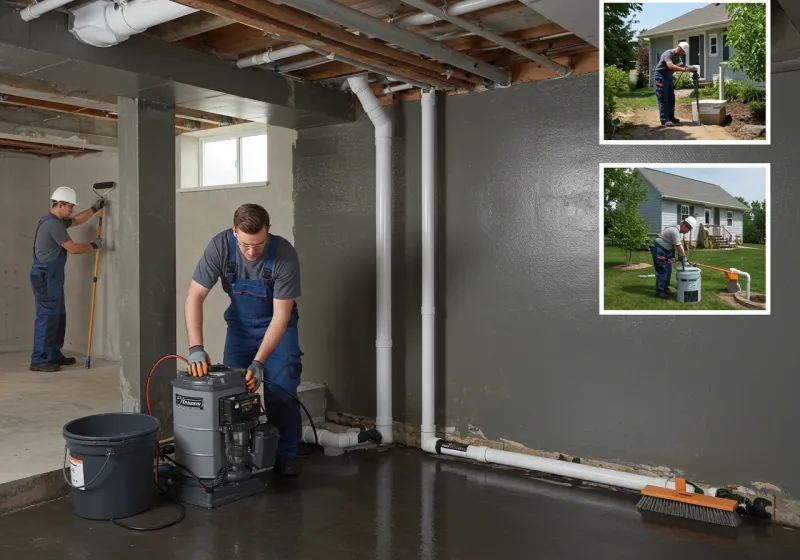 Basement Waterproofing and Flood Prevention process in Harrogate, TN